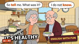 English With Fun | Easy English Conversation | Funny Old Couple at Home screenshot 5