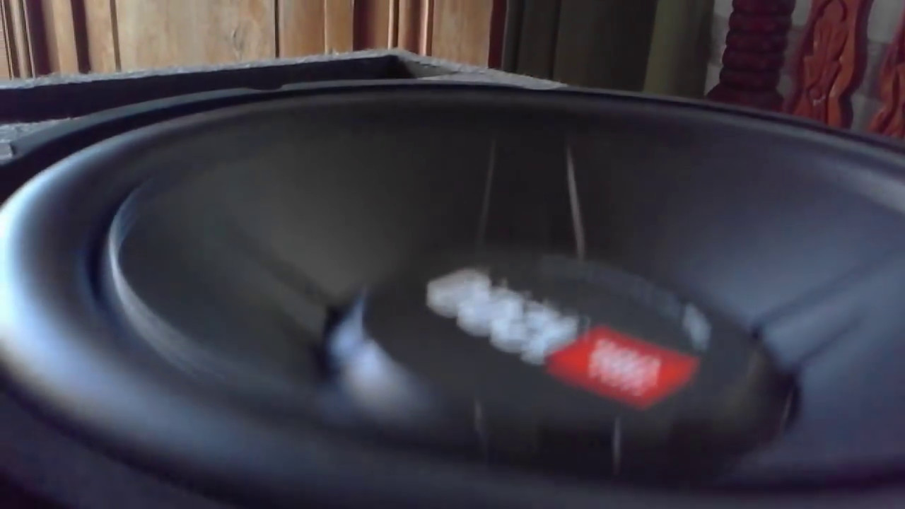 JBL GT5-S12 Subwoofer driven by a Mono Power Amp - YouTube