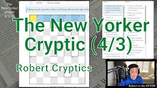 Adult, wine-drinking rat (1-5)  ||  The New Yorker 4/3/22 cryptic crossword