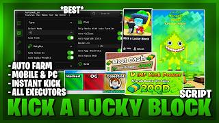 Kick A Lucky Block Script — NO KEY, Auto Farm, Dupe, Instant Kick, Speedhack & More! (BEST)