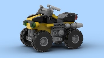Build with Studio 2.0 - LEGO Mini Yellow Quad (tutorial)