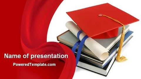 Higher Education PowerPoint Template by PoweredTemplate.com