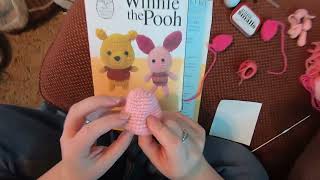 Hobby Lobby Disney Winnie the Pooh Crochet Kit Tutorial-Piglet-Assembly