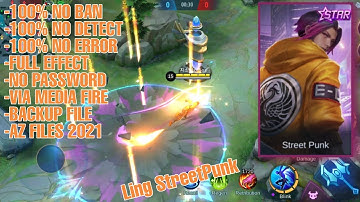 LING STARLIGHT SKIN STREET PUNK || A-Z FILES || NO PASSWORD FULL EFFECTS