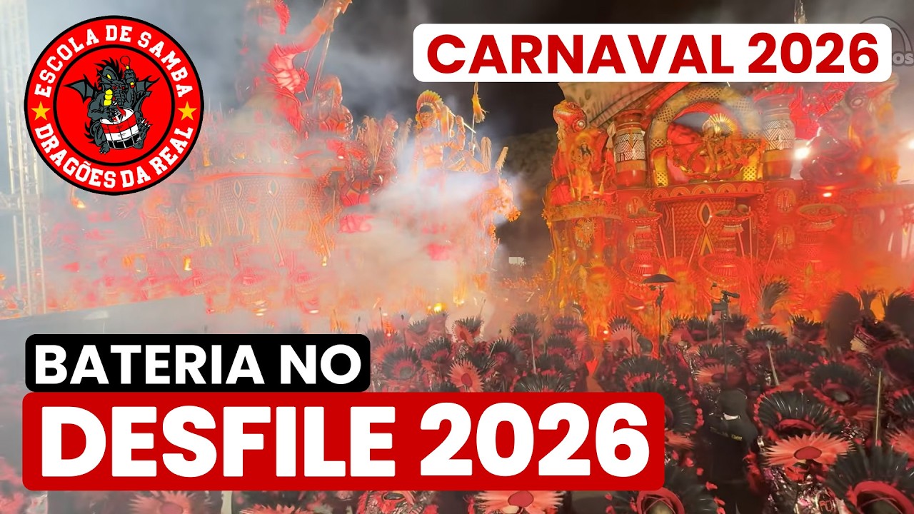 DRAGÕES DA REAL 2026 - 4K | DESFILE OFICIAL | SAMBA AO VIVO #DESFILESP26