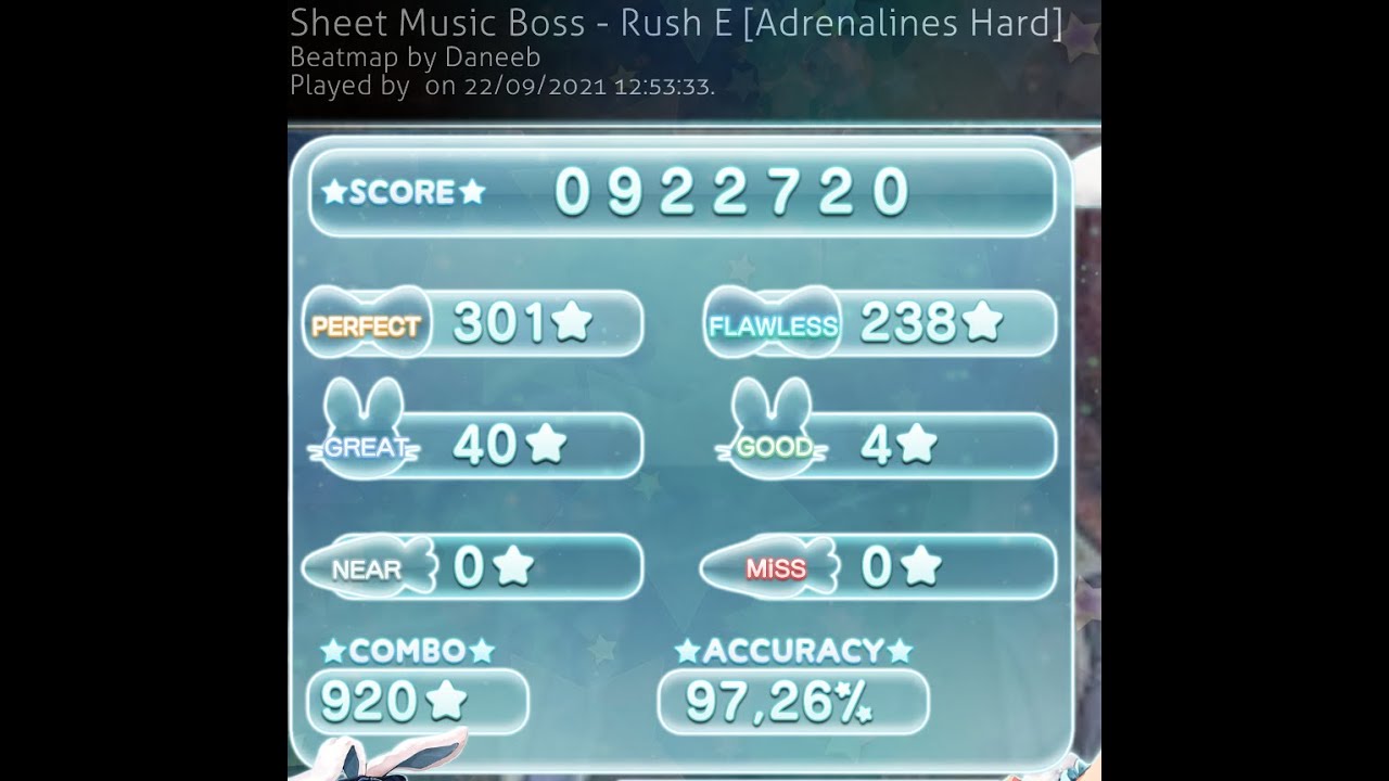 Карта осу rush e