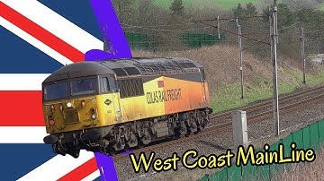 Trains on the West Coast Mainline 31/3/21 (A railway video UK Series)