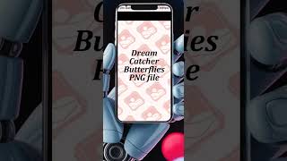 Dream Catcher Butterflies PNG file - Designed for Real-World Use #short