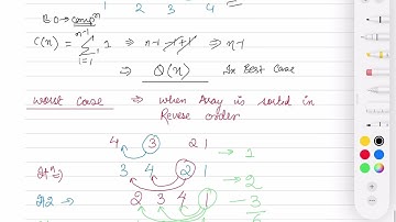 Insertion Sort Algorithm || Time and Space Complexity Derivation || Best, Average and Worst Case