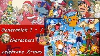 Favourite Pokémon Christmas Songs Ft Ozzymitsu & Gen1-7 Characters