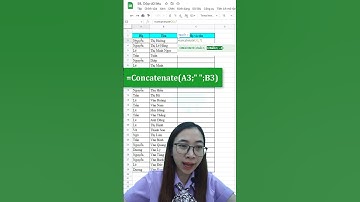 Mẹo ghép nhanh dữ liệu trong google sheets mà bạn cần biết | Nguyễn Thị Hường