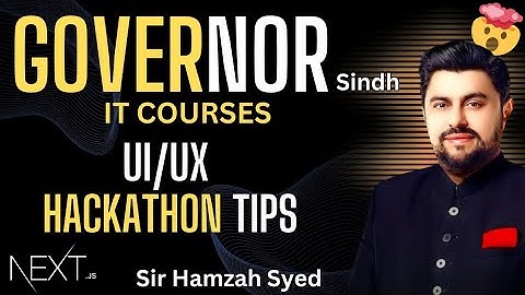 UI/UX Hackathon Guide by Sir Hamzah | Governor House Class Insights