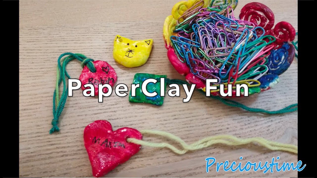 Easy Paper Clay Sculpture Art For Kids YouTube