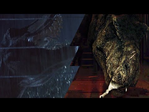 Trex Eats Goats/all Rexy Feedings|Jurassic Park and Jurassic World[1993 ...