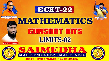 LIMITS-02 GUNSHOT BITS || ECET-2022 || SAIMEDHA || KOTI || HYD