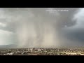 Microburst over Tucson, AZ, Monsoon Weather - 7/28/2023