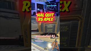 This is WHY Hal QUIT R5 Apex #apexlegends #shorts