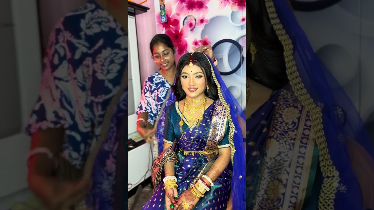 bride সাজাতে গিয়ে দেখি bride আমার সেজে বসে আছে 🙄