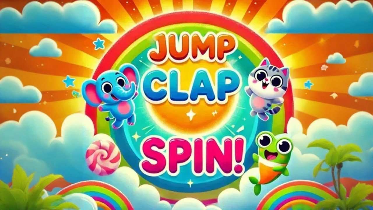 🎶 Jump, Clap, Spin! | Fun and Energetic Kids Song 🎶 - YouTube