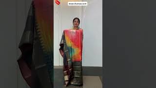 Chex Soft Silk Saree Digital Print & Woven Work  Perfectly Matching Blouse screenshot 5