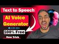 FREE AI Voice Generator | Text to Speech (Mobile and PC) 2024