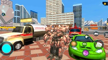 Optimus Prime Multiple Transformation Jet  Robot Car Games Unlocked part 011 - Android Gameplay