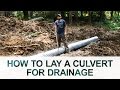 ADS Driveway Culvert Installation - YouTube