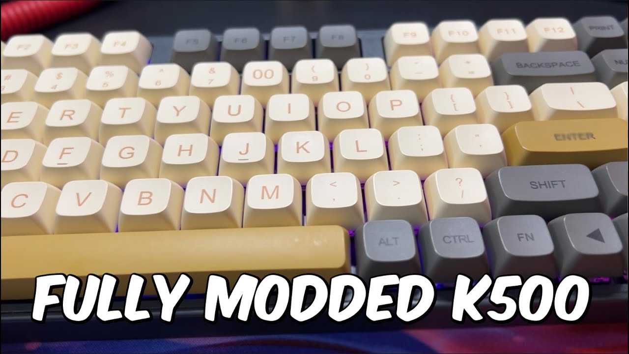 How to Mod Machenike K500 Keyboard