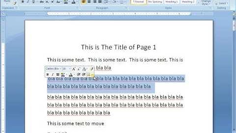 Word 2007 Tutorial 8 - How To Get Rid Of That Annoying Mini Toolbar