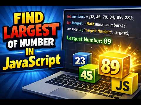 Largest of Three Number #coding #javascript #programming