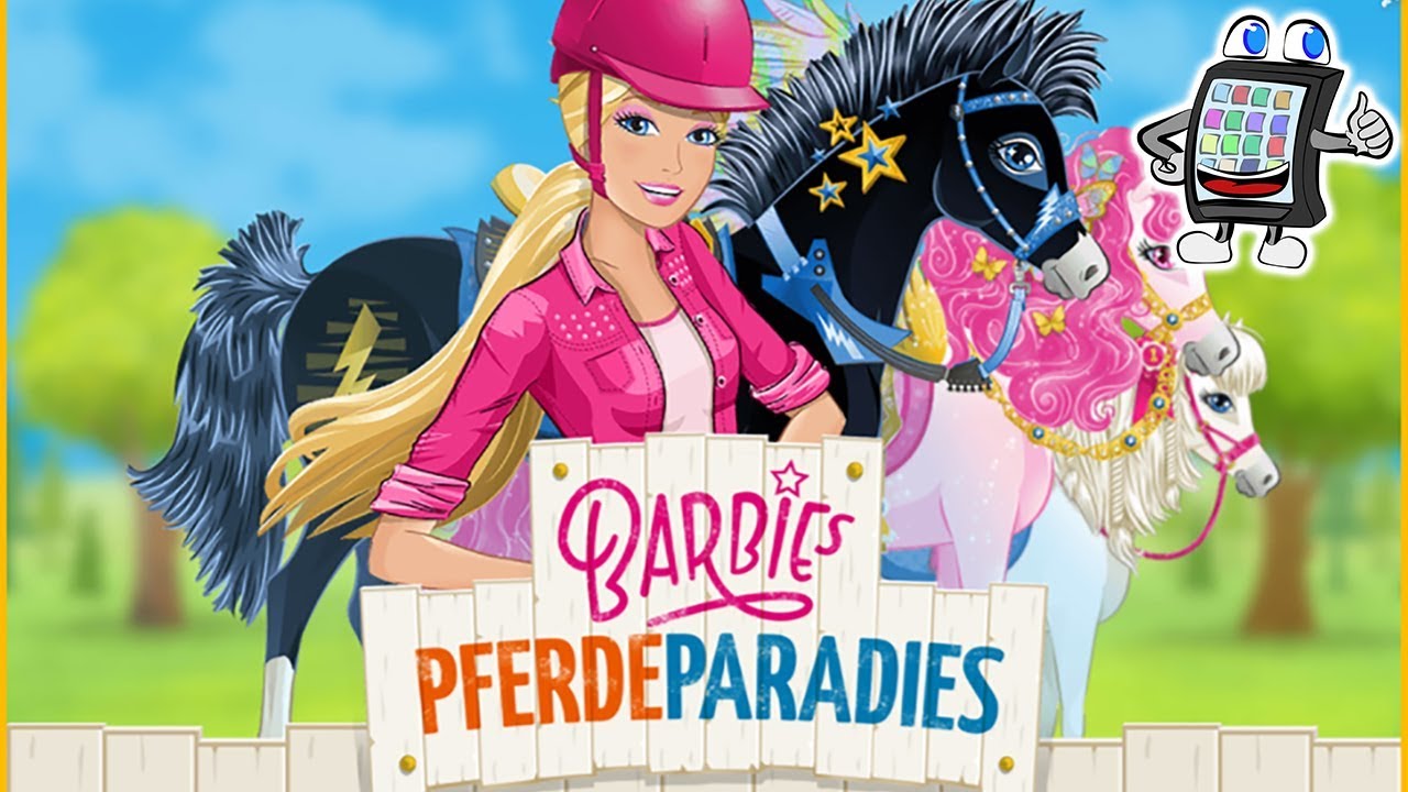 Barbies Pferde Paradies Spiel Deutsch Pferde Pflegen Stylen Spiel Mit Mir Games Youtube