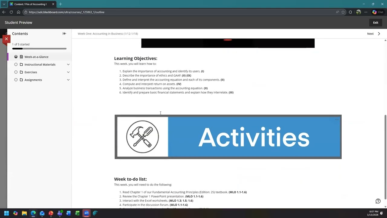 Accounting in Business (Spring 2026)