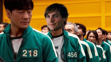 SPIDER-MAN JOINS SQUID GAME - Episode 1(Red Light Green Light)| Bully Maguire