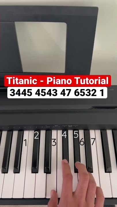 How to play Titanic Song | My Heart will go on | Hymn to the Sea | Easy Piano Tutorial