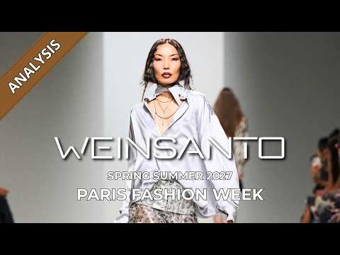 Weinsanto Spring Summer 2027 Fashion Show Analysis | Paris Fashion Week