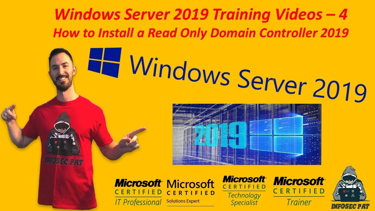 Как установить контроллер домена только для чтения в Windows Server 2019 — Видео — 4 Обучение Ser...