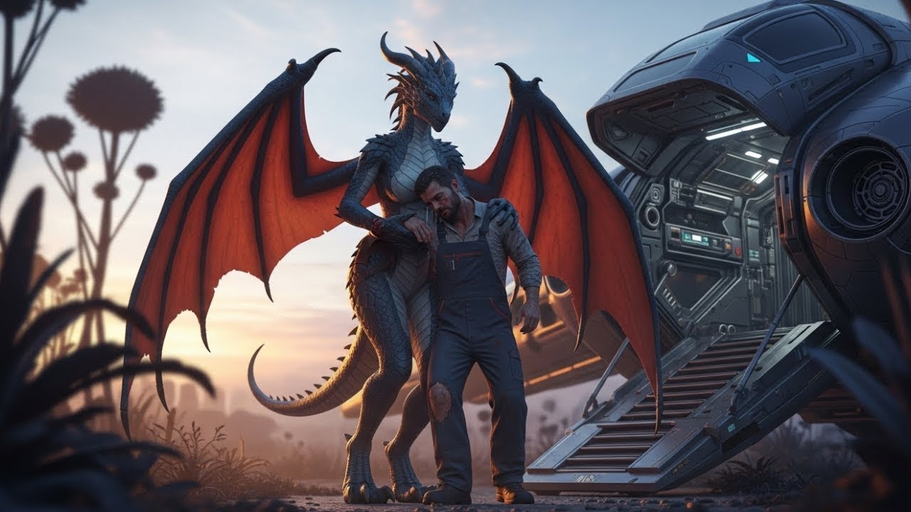 Eine Drachenlady nahm einen betrunkenen menschlichen Mechaniker mit auf sein Raumschiff – ich hätte.