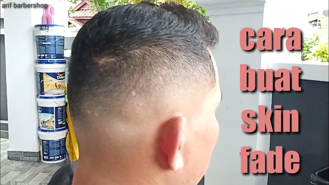 cara mudah potong rambut skin fade  Barbershop YouTube
