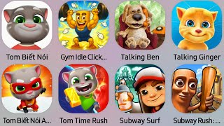 Talking Tom,Tom Hero,Talking Ben,Talking Ginger,Tom Time Rush,Subway surf,Subway Rush... screenshot 4