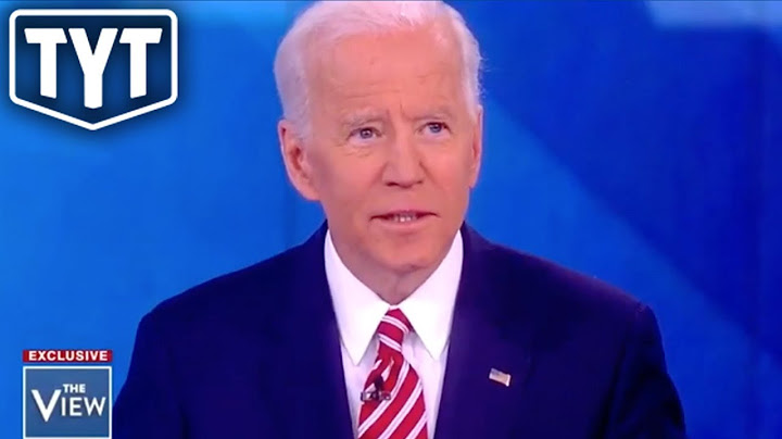 Joe Biden Received A Warm Welcome On "The View"