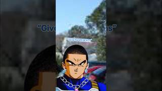 VEGETA USES THE MUZAK 4K (DBZ parody ) #shorts #anime #dbz