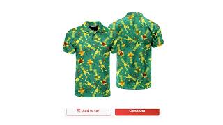 Aloha Tiki Tribal Musicians Polo Shirt For Men