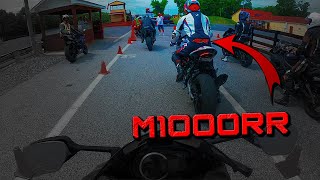 BMW 1000RR VS GIXXER 750 ON TRACK