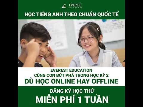Video 5 ƯU ĐIỂM VƯỢT TRỘI CỦA LỚP HỌC TIẾNG ANH TẠI EVEREST... - youtube