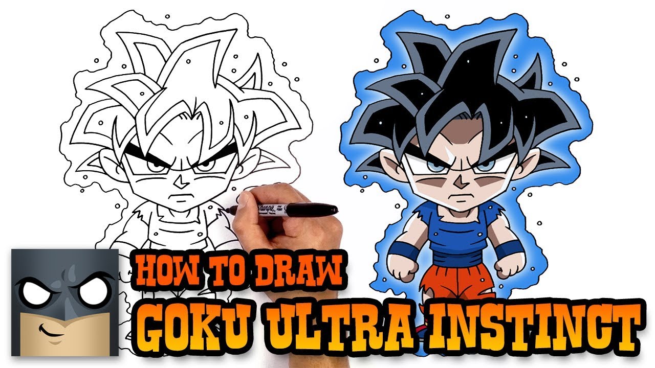 How to draw goku ultra instinct really easy drawing tutorial – Artofit