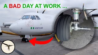 Shocking ATR 72 Incident: Wheel Falls Off During Takeoff in Nigeria!
