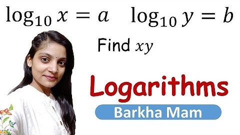 Logarithms Exercise 9.1 Q7  Class 9 Maths ICSE  ML Aggarwal Solutions