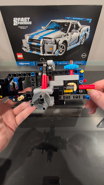 Lego Technic 2 Fast 2 Furious Nissan Skyline GT-R (R34) part 2 construction