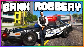 GTA 5 Roleplay - ROBBING THE BANK AS A COP | RedlineRP