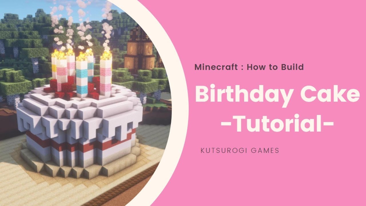 マインクラフト ケーキのモニュメントの作り方 ハロウィンやクリスマス 誕生日などのイベントに Minecraft How To Build Pumpkin Youtube